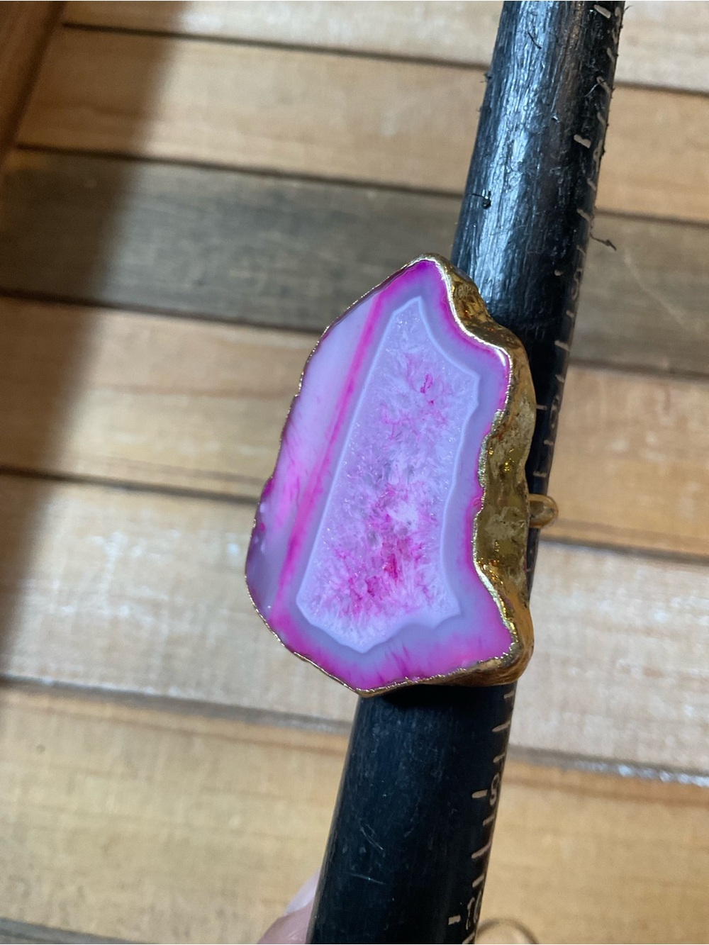 Desert Orchid Agate Ring - Picture 5 of 6